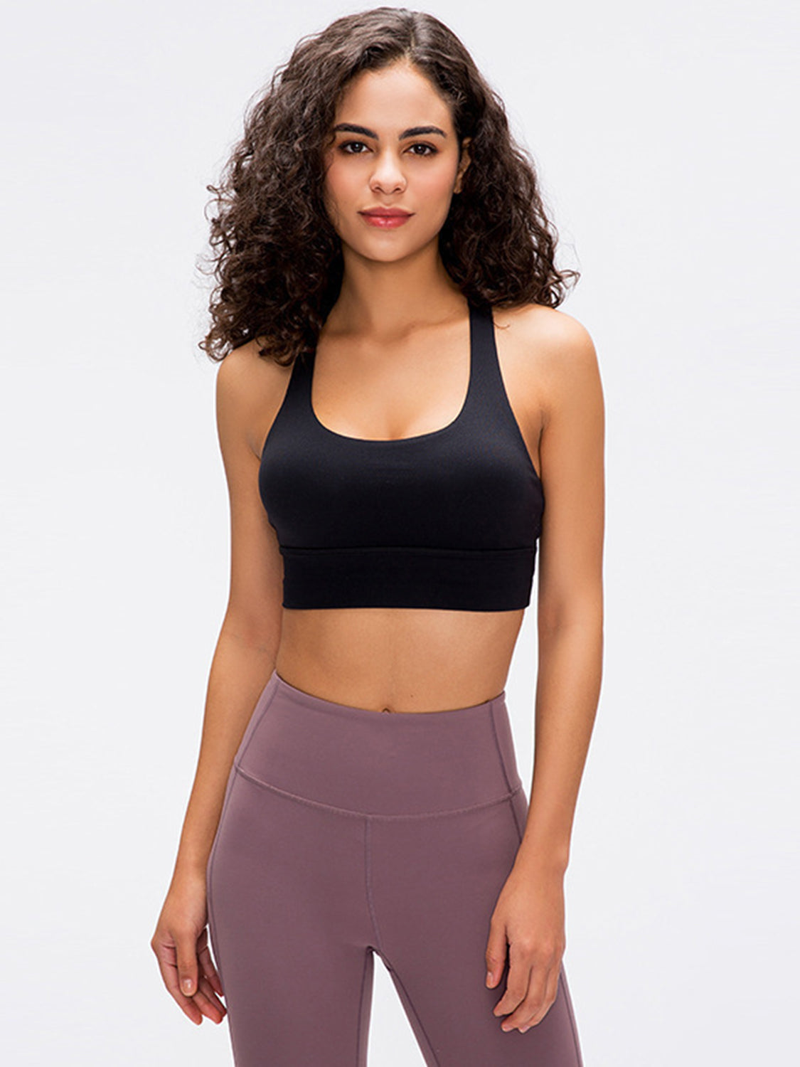 Millennia Crisscross Scoop Neck Active Tank