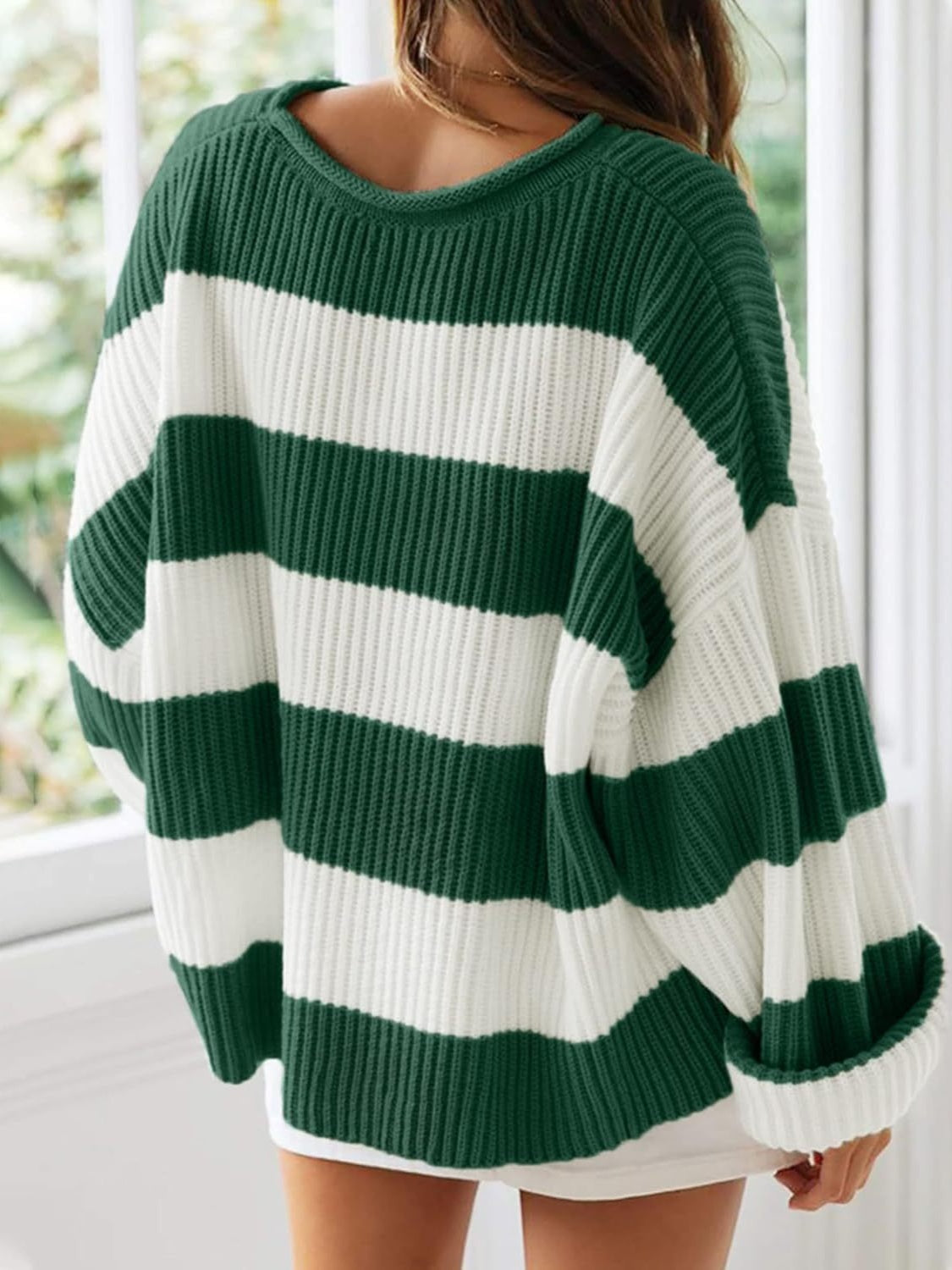 Round Neck Long Sleeve Sweater