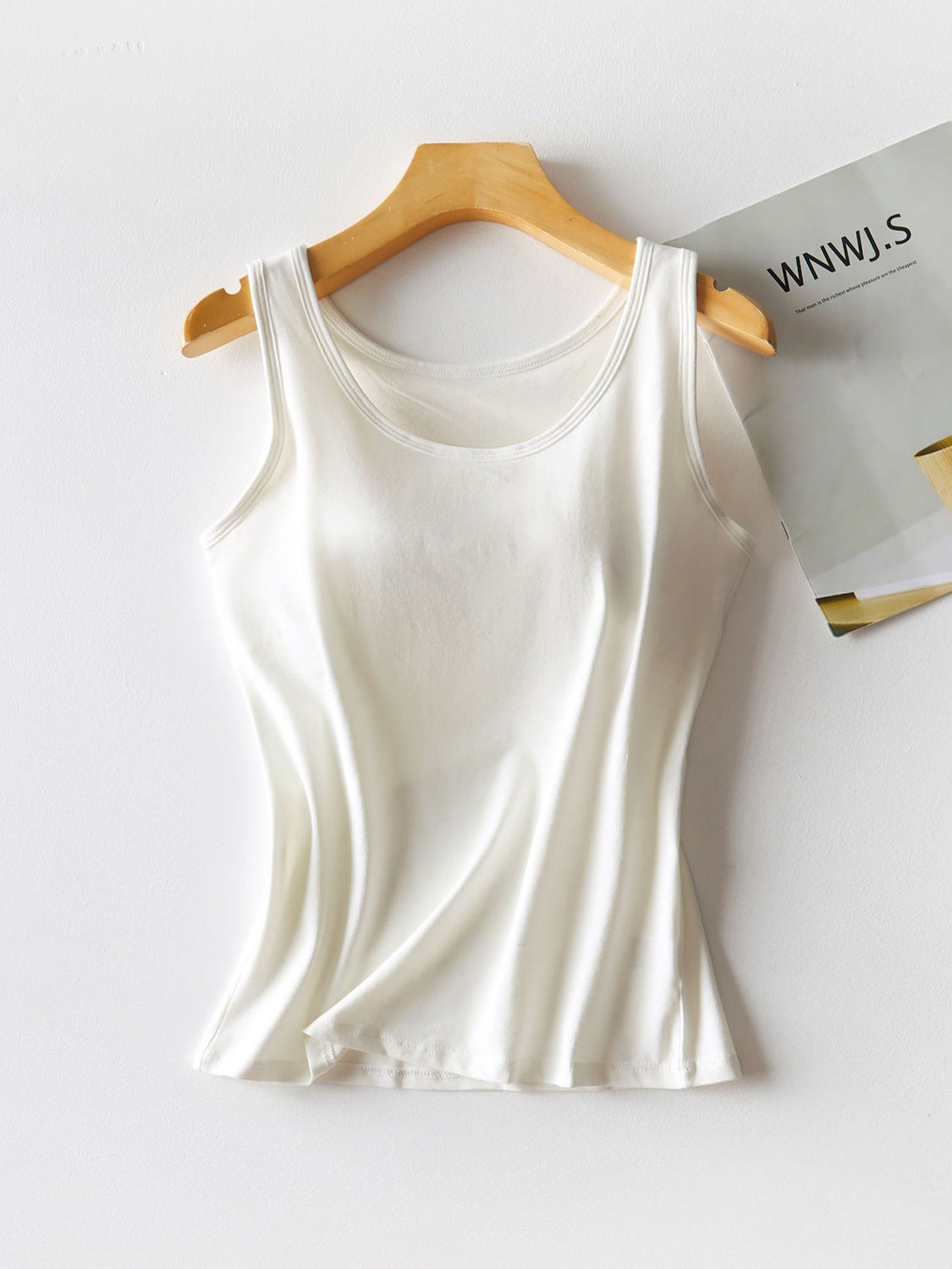 Round Neck Tank with Bra