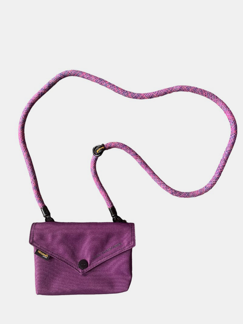 Himawari Solid Color Envelope Shape Crossbody Bag with Removable Strap